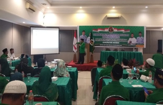 Foto: Menggelar pendidikan politik, penguatan ideologi PPP, dan pengukuhan Pengurus Anak Cabang (PAC) PPP se Kabupaten Jember.