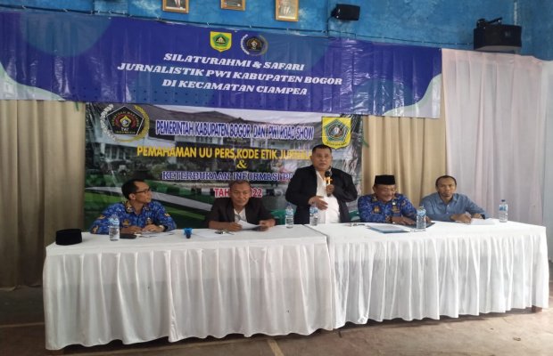 Foto : Ketua PWI Kabupaten Bogor jadi Narasumber 