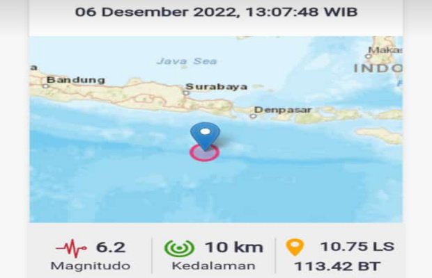 Foto: Gempa magnitudo (M) 6,5 guncang di Kabupaten Jember,