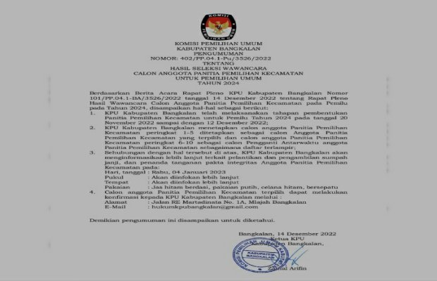 Foto : KPU