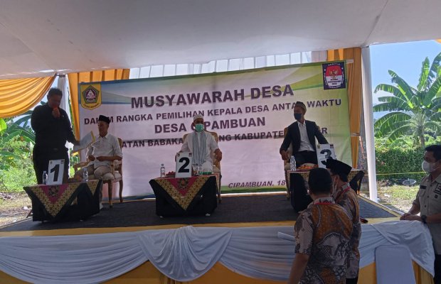 Foto : Pemilihan kades PAW pergantian antar waktu