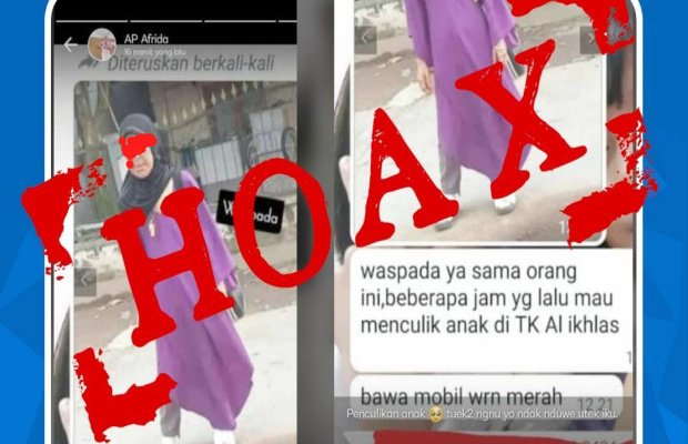Foto : gambar yang dan tulisan yang beredar di sosial media