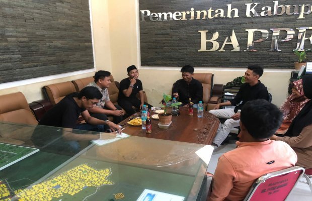Foto: HMI Cabang Sumenep saat berkoordinasi dengan Badko HMI Jatim