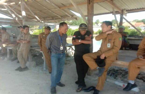 Foto: Tim Brigade 571 TMP saat monitoring ke Pelabuhan TUKS