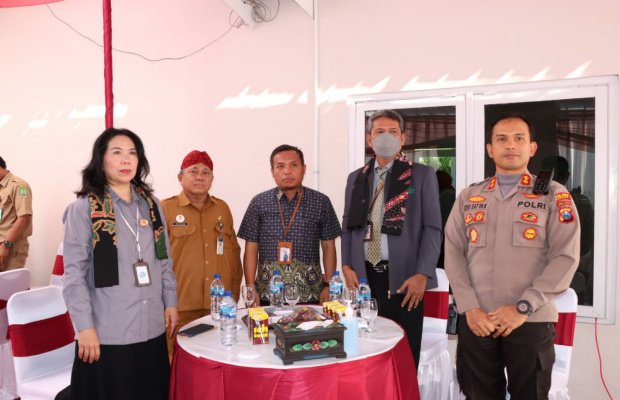 Foto: Kapolres Sumenep saat menghadiri acara survey akreditasi FKTP Polri