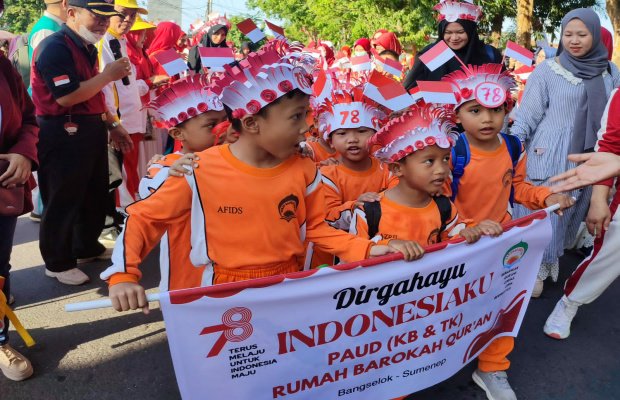 Foto: K3TK kec. Kota menggelar JJS tingkat TK/PAUD se-Kecamatan kota Sumenep