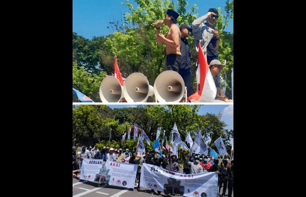Foto: Massa aksi Komeback