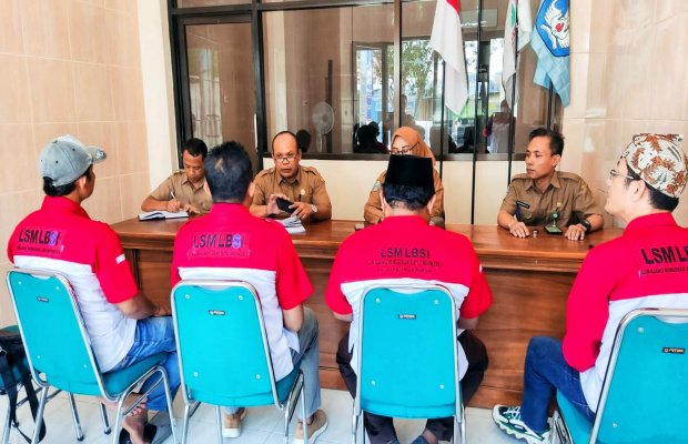 Foto : suasana saat audensi