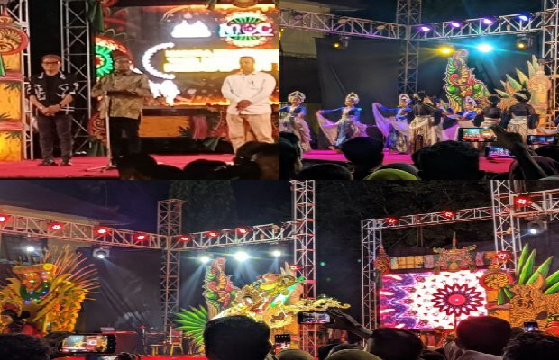 Foto: Bupati Fauzi saat memberikan sambutan diacara MEC 2023