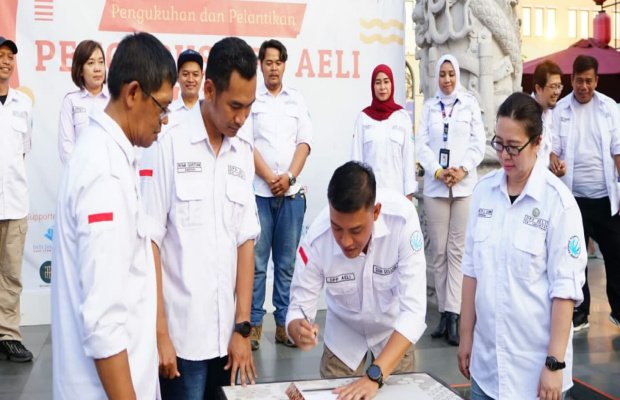 Foto: Romi Gustian, Saat Dikukuhkan Sebagai Ketua DPD AELI DKI Jakarta Periode 2023 - 2026