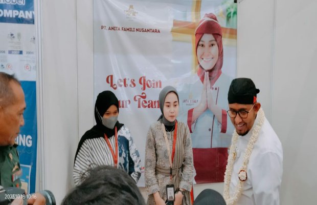 Foto: Bupati Fauzi saat di acara Sumenep Job Fair 2023