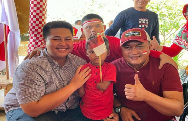 Foto: ketua DPRD kabupaten Bogor bersama atlit