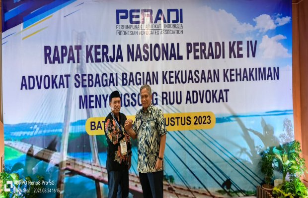 Foto: Moh. Saehol Hadi, SH. MH. Ketua Pelaksanaan Muscab I DPC PERADI RBA Madura Raya 