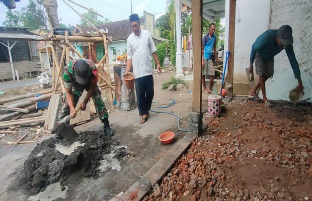 Foto : pelaksanaan renovasi