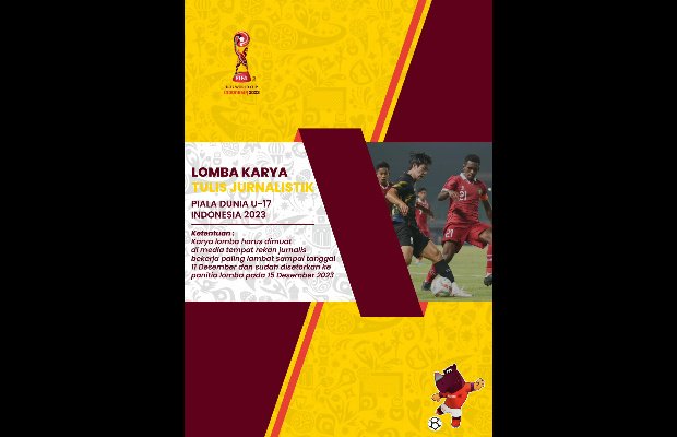 Foto: Poster Lomba Karya Tulis Jurnalistik Piala Dunia U-17 2023