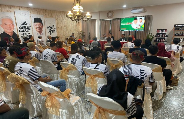 Foto: Komunitas Sego Anget Saat Gelar Konsolidasi Pemenangan Ganjar Mahfud di Pilpres 2024