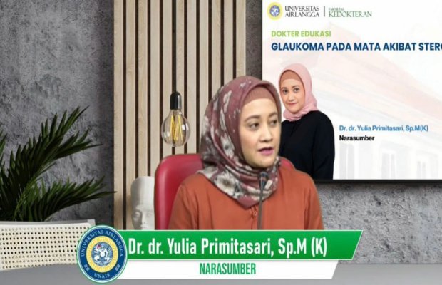 Foto: Pakar Ilmu Kesehatan Mata FK Unair, Dr. dr. Yulia Primitasari, Sp M(K)