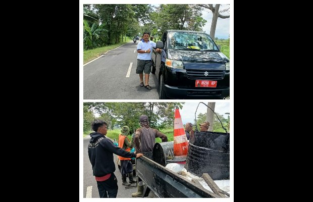 Foto: Umar Hasyim dan dinas pekerjaan umum jember
