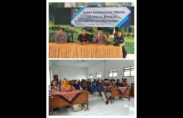 Foto: Giat halal bihalal kecamatan kencong diaula pkk