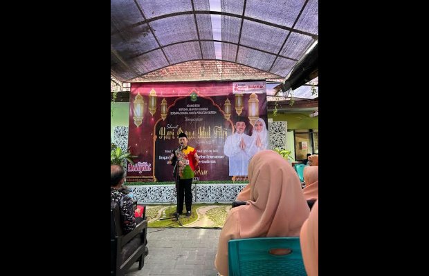 Foto: Kepala Bappeda yang baru, Arif Firmanto, S. TP., M. Si. saat member sambutan