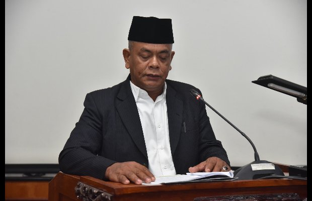 Foto: Abu Hasan, Juru Bicara Banggar DPRD Sumenep (by. Ibnu)