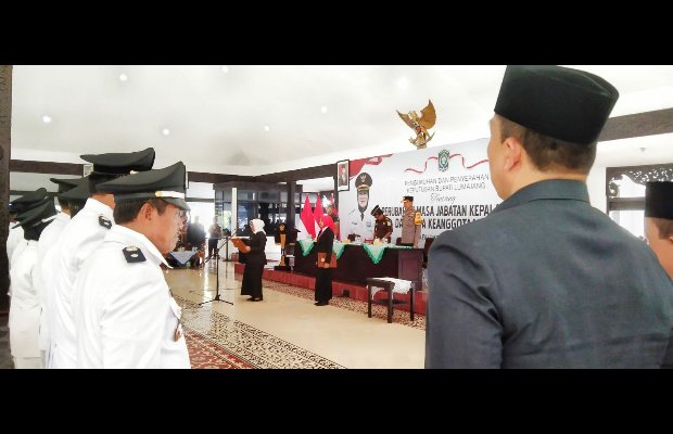 Foto: pembaca putusan di Aula Pendopo Kabupaten Lumajang