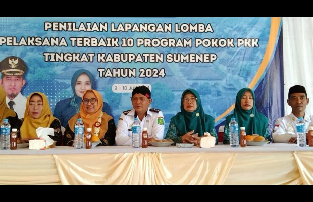 Foto: Tim Penilai PKK Sumenep saat Lakukan Survey ke Desa Ellak Daya 
