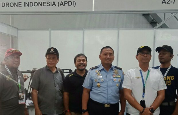 Foto: Pembina APDI Marsma TNI Fajar Adriyanto, saat Pelaksanaan IDE (Indonesia Drone Expo) 2024