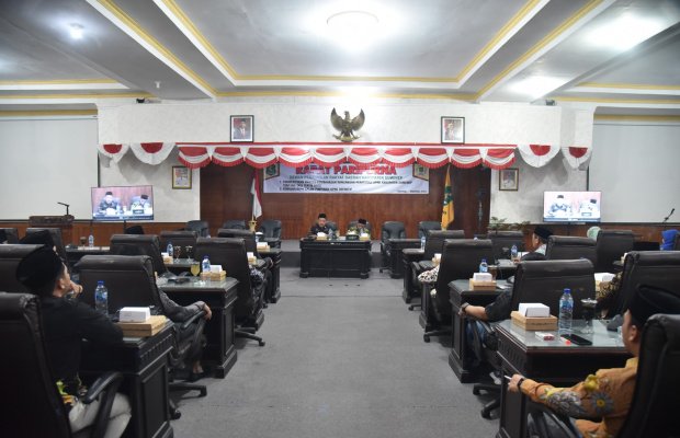 Foto: Suasana sidang Paripurna di DPRD Sumenep