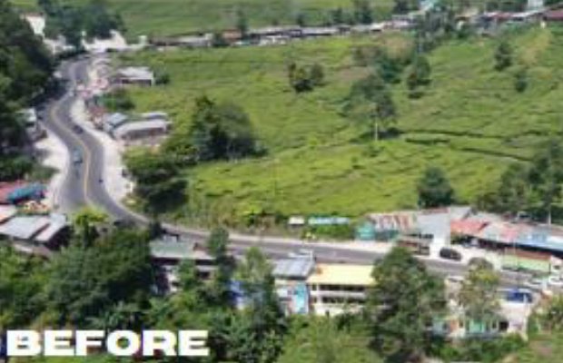Foto: Suasana Kawasan puncak pasca penertiban
