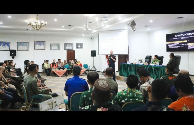Foto: sosialisasi rokok ilegal Pemkab Lumajang