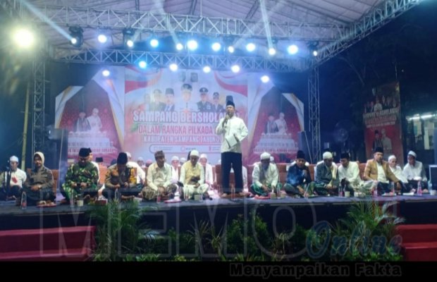 Foto: Pj bupati Sampang Rudi Arifiyanto saat memberi sambutan