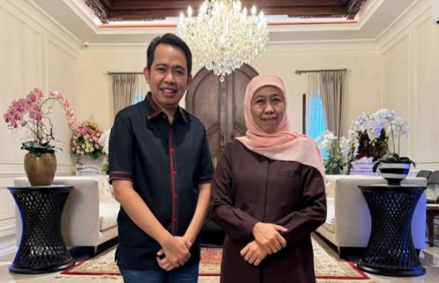 Foto: Gus Fawait menemui Gubernur Khofifah