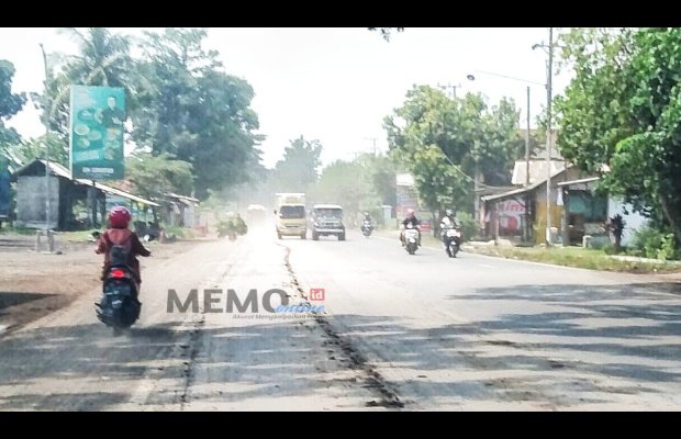 Foto: Terkini kondisi Jalan Raya Kedungjajang Kabupaten Lumajang.