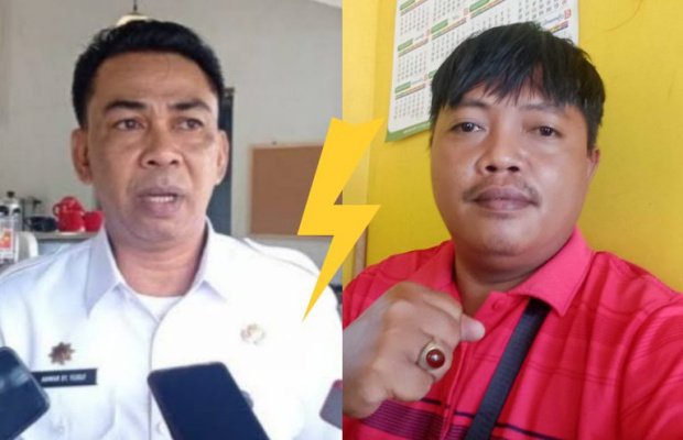 Foto: Ketua GAKI Jatim dan Kepala DPMD Kabupaten Sumenep 
