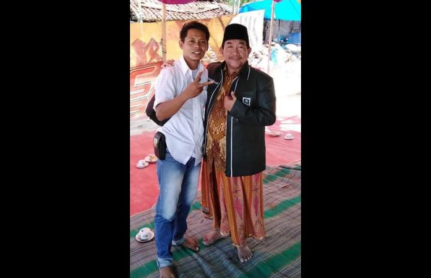 Foto: Mas Praja Iskandra, Ketua Aliansi Indonesia Raya (ADONARA) bersama Wakil Bupati Sumenep KH. Imam Hasyim