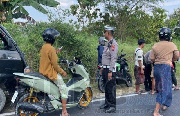 Foto: Operasi Gabungan di jalan raya Jrengik Sampang