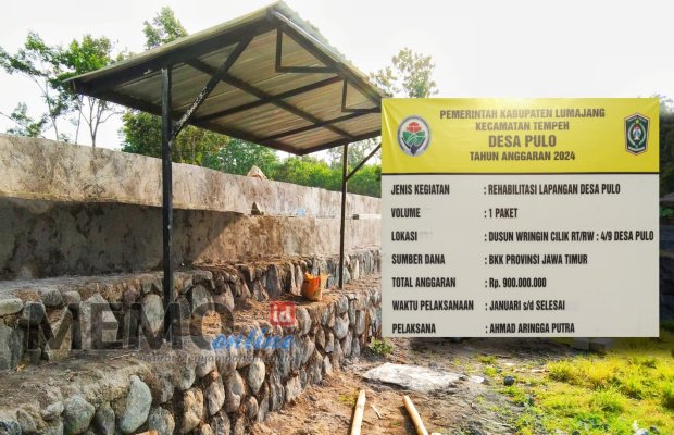 Foto: Capaian pelaksanaan sejak Januari lalu, 50%.