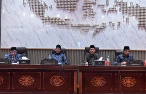 Foto: Suasana Rapat Paripurna di DPRD Kabupaten Sumenep.