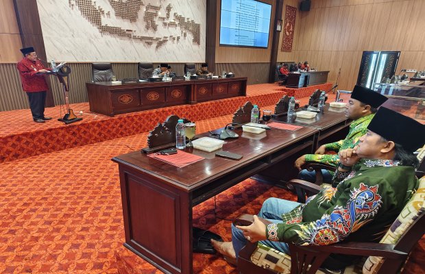 Foto: Paripurna Penuntasan Pembahasan Raperda RPJMD 2025–2029 (by. Ibnu)