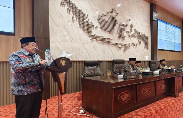 Foto: Paripurna Penyampaian Pansus Raperda RPJMD 2025-2029 (by. Ibnu)