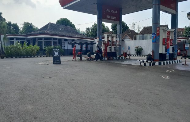 Foto: Kondisi SPBU di wilayah Jember 