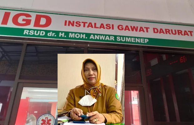 Foto: Direktur RSUD dr. H. Moh. Anwar, dr. Erliyati dan Ruang IGD