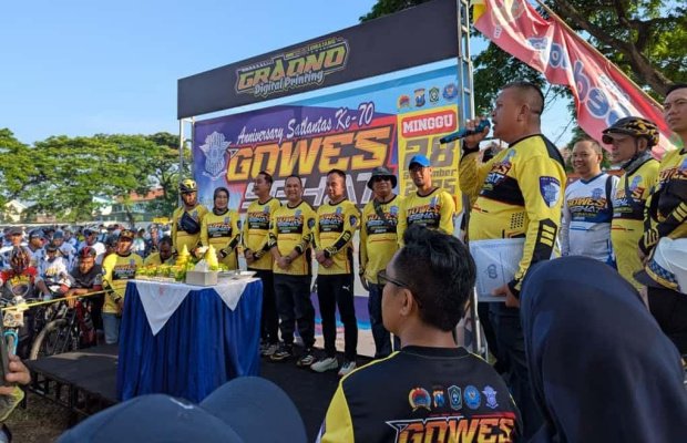 Foto: Pelaksanaan Goes HUT Lalu Lintas Bhayangkara