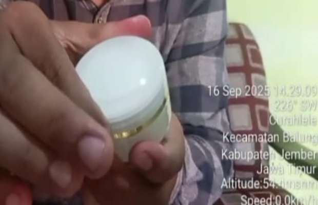 Foto: Dokumen BB scincer ilegal 