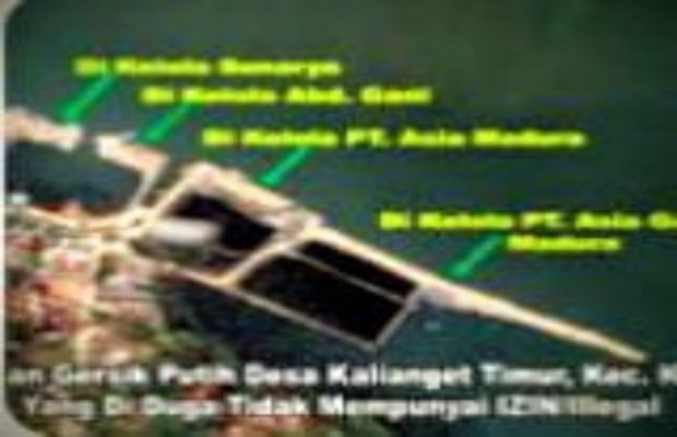 Foto: Lokasi Pelabuhan TUKS diduga Ilegal