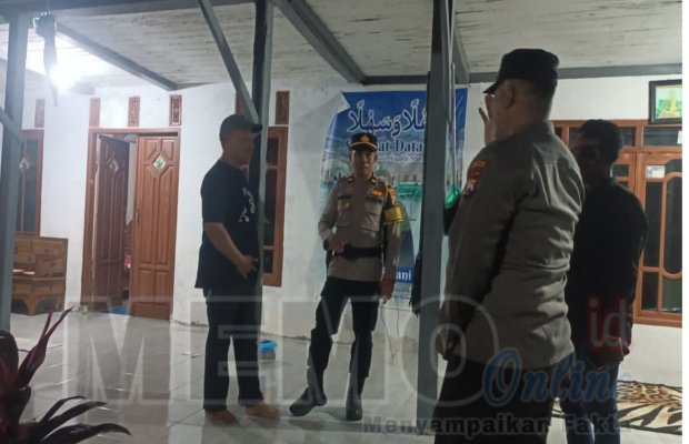 Foto : Kondisi rumah korban di desa Rapa Laok Omben didatangi Polisi