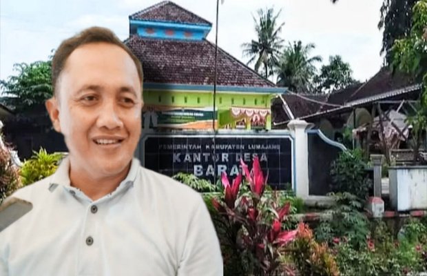 Foto :Kepala Desa Barat, Effendi Yulianto