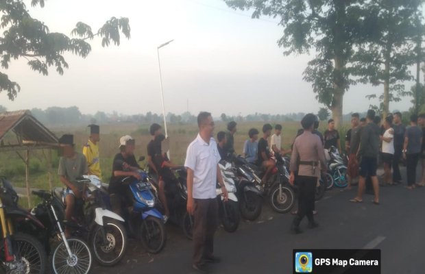 Foto: AKP Didik Siswanto Kasat Samapta Pimpin Operasi Balap Liar Bersama Polsek Kotaanyar 