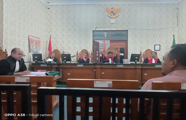 Foto: Suasana sidang pemeriksaan saksi-saksi ahli dan penyidik Polsek 